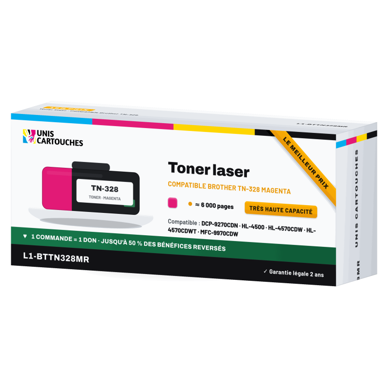 Toner Brother TN-328 Magenta 6 000 pages | 1er Prix