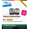 Pack Canon PG-545XL + CL-546XL remanufacturé V2, niveau d'encre