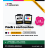 Cartouche compatible PG540XL + CL541XL pour imprimantes Canon Pixma