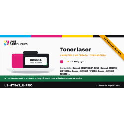 Toner compatible HP CB543A magenta 125A, CE323A, Canon 716M