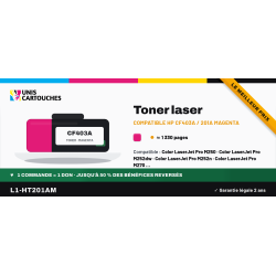 Toner magenta compatible HP 201A CF403A, 1 330 pages | M252, M277