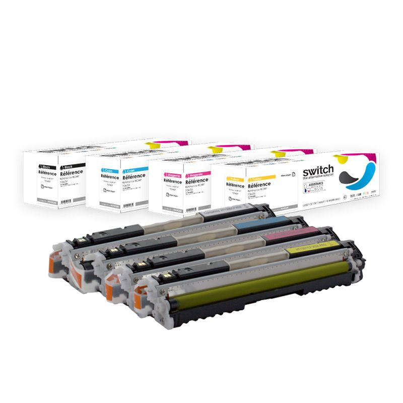 Cartouche Laser Premium Switch Noir CF350A pour HP Color LaserJet