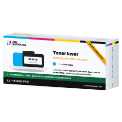 Toner cyan compatible HP 130A CF351A, 1 000 pages | M176n, M177fw