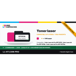 Toner magenta compatible HP 130A CF353A, 1 000 pages | M176n, M177fw