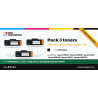 Pack 3 toners compatibles Samsung MLT-D111S noir, 3 x 1 000 p.
