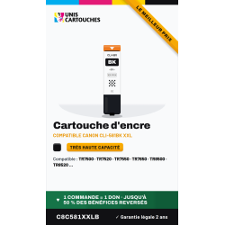 Cartouche compatible Canon CLI-581BK XXL noir (1998C001)