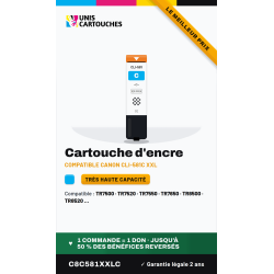 Cartouche compatible Canon CLI-581C XXL cyan (1995C001)