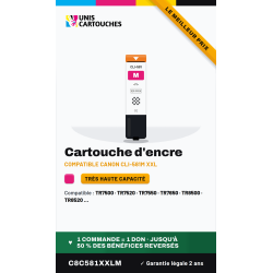 Cartouche compatible Canon CLI-581M XXL magenta (1996C001)
