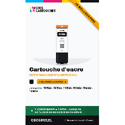 Cartouche compatible Canon PGI-580PGBK XXL noir pigmenté (1970C001)