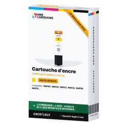 Cartouche d'encre compatible Canon CLI-571Y XL (0334C001) Jaune | 1er Prix