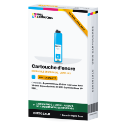 Cartouche d'encre compatible Epson 502XL Jumelles (C13T02W24010) Cyan | 1er Prix