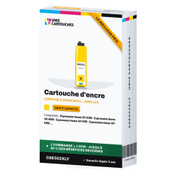 Cartouche d'encre compatible Epson 502XL Jumelles (C13T02W44010) Jaune | 1er Prix