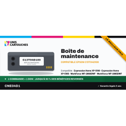 Boîte de maintenance compatible Epson C13T04D100 (T04D1)