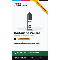 Cartouche compatible Epson 202XL noir photo Kiwi (C13T02H14010)