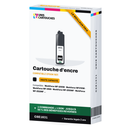 Cartouche compatible Epson 16XL noir (C13T16314012) 1er Prix