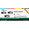 Pack de 3 toners compatibles HP 17A CF217A noir | 1er Prix Solidaire