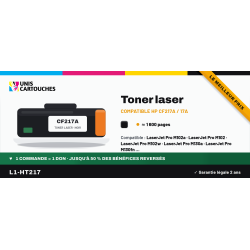 Toner compatible HP 17A CF217A noir | 1er Prix Solidaire