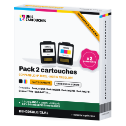 Cartouche compatible 1er prix pour HP DeskJet 1255 et 2700 Series