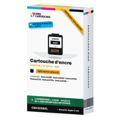 Cartouche remanufacturée HP 305XXL noir (3YM62AE) | 1er Prix Solidaire