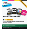 Pack 3 HP 304XL remanufacturé : 2 noires + 1 couleur | 1er Prix