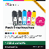 Pack 5 cartouches compatibles Epson 202XL Kiwi (C13T02G74010)