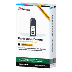 Cartouche d'encre compatible Epson 202XL Kiwi (C13T02G14010) Noir | 1er Prix