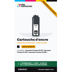 Cartouche compatible Epson 26XL Noir C13T26214012 | 1er Prix