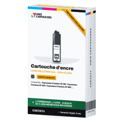 Cartouche d'encre compatible Epson 26XL Noir photo (C13T26314012) | 1er Prix Solidaire
