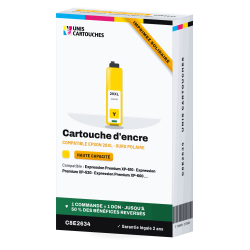 Cartouche d'encre compatible Epson 26XL Jaune (C13T26344012) | 1er Prix Solidaire