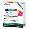 Pack 4 cartouches compatibles Brother LC422VAL — 550 pages l'unité