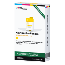 Cartouche compatible Brother LC422Y Jaune, 550 pages | 1er Prix