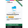 Cartouche compatible Brother LC422XLC Cyan XL, 1 500 pages