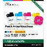 Pack 4 cartouches compatibles Brother LC3219XL, 3000 + 1500 pages