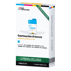 Cartouche compatible Brother LC3217C Cyan, 550 pages | 1er Prix