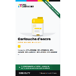 Cartouche compatible Brother LC3217Y Jaune, 550 pages | 1er Prix