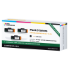 Lot 3 toners compatibles Brother TN-2120 / TN-360, 2 600 pages