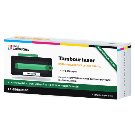 Tambour compatible Brother DR-2100 (DR-360) | 1er Prix Solidaire