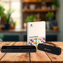 Bundle Phomemo A282U (imprimante - housse - papier A4)