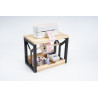 Phomemo - Support imprimante et Porte-étiquette Thermique 30x20x27cm - Bois et Métal