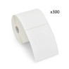 Rouleau étiquettes expédition 102x152mm x 300 - Noir sur Blanc