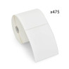 Rouleau étiquettes expédition 102x152mm x 475 - Noir sur Blanc