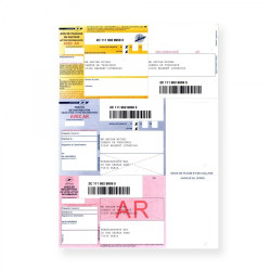 Boite de 1000 recommandes format A4 avec AR et Code Barre
