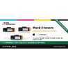 Pack de 3 toners Samsung MLT-D101S Noir | 1er Prix Solidaire