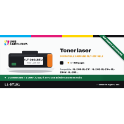 Toner compatible Samsung MLT-D101S Noir 1500 pages | 1er Prix