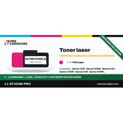 Toner compatible Samsung CLT-M404S Magenta 1000 pages | 1er Prix
