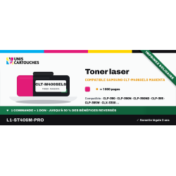 Toner compatible Samsung CLT-M406S Magenta 1000 pages | 1er Prix