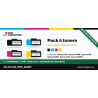 Pack 4 toners compatibles Samsung CLT-K404S à CLT-Y404S | 1er Prix