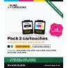 Pack 2 cartouches HP 301XL CH563EE + CH564EE | 1er Prix Solidaire