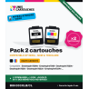 Pack 2 cartouches HP 303XL T6N04AE + T6N03AE | 1er Prix