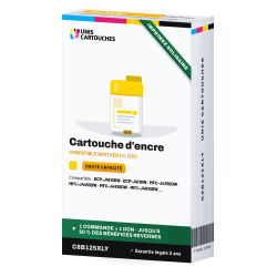 Cartouche d'encre compatible Brother LC125XLY Jaune | 1er Prix Solidaire